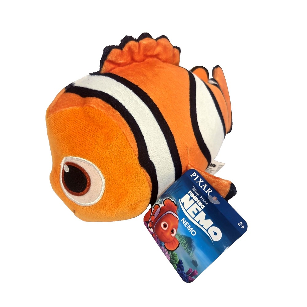 Disney Plush Toy Finding Nemo Kids 9 Inch Orange NWT Pixar Clownfish Plushy